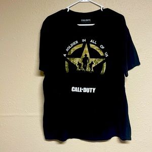 Call of Duty Black Tee Shirt Size XL